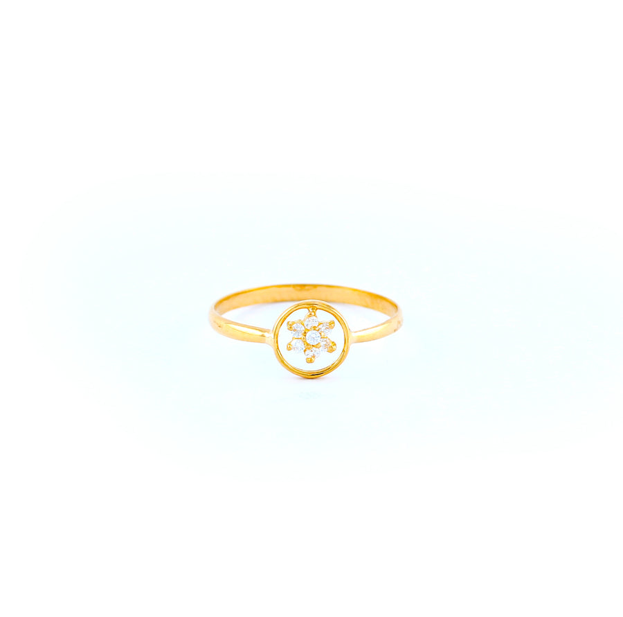 22KT YELLOW GOLD LADIES RING (RI0001789)