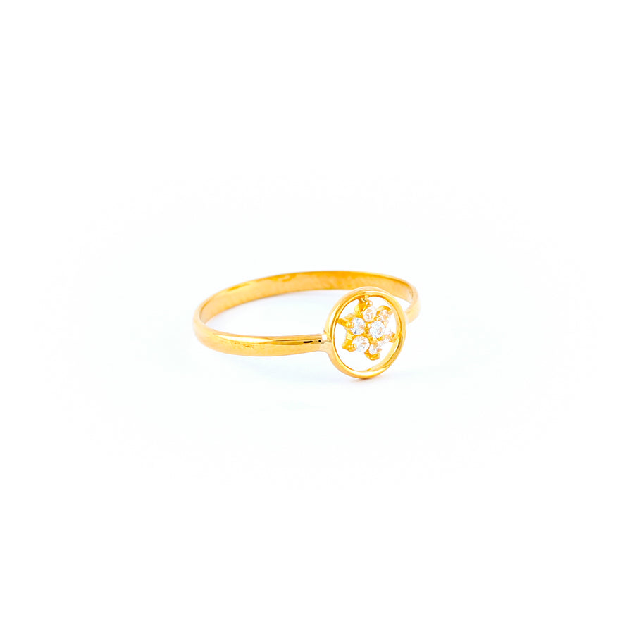22KT YELLOW GOLD LADIES RING (RI0001789)