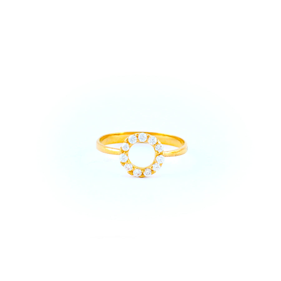 22KT YELLOW GOLD LADIES RING (RI0001792)