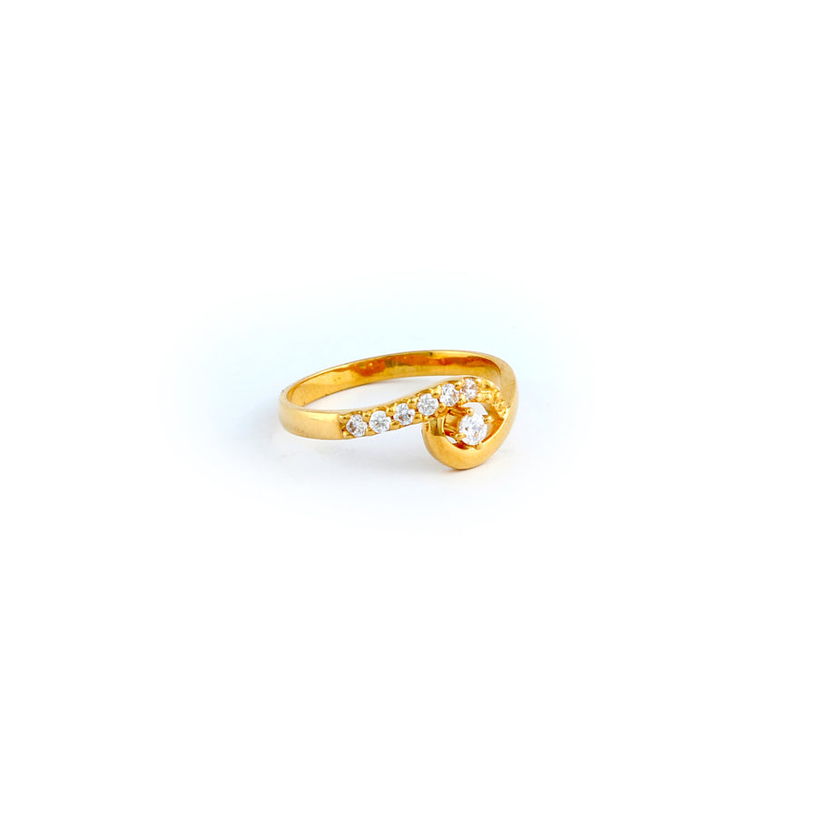 22KT YELLOW GOLD LADIES RING (RI0001800)