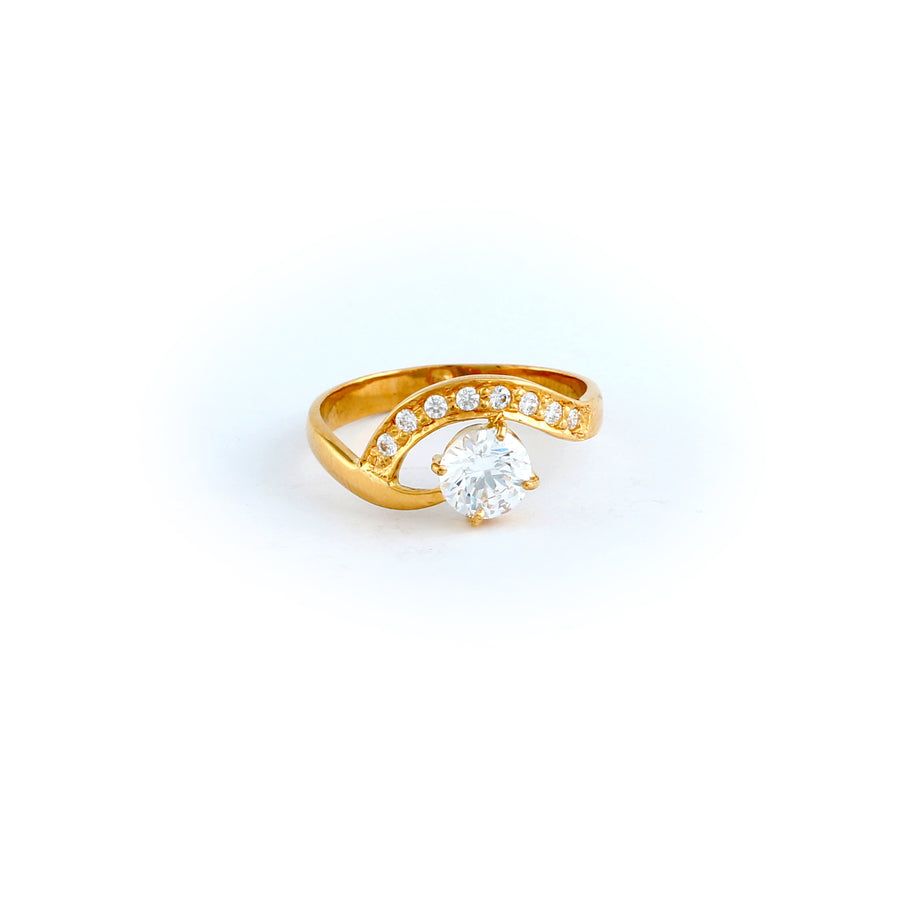 22KT YELLOW GOLD LADIES RING (RI0001801)