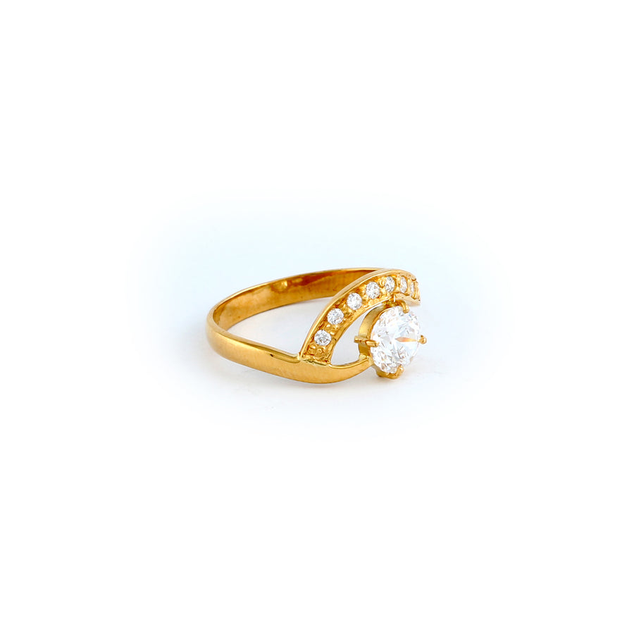 22KT YELLOW GOLD LADIES RING (RI0001801)