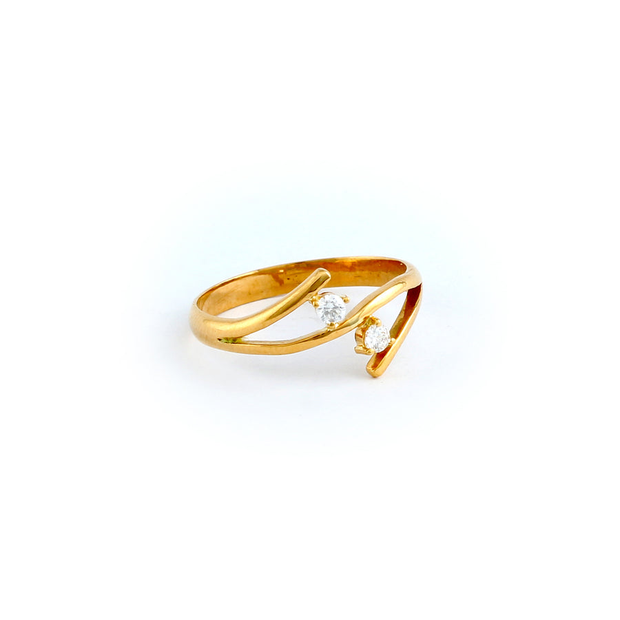 22KT YELLOW GOLD LADIES RING (RI0001802)