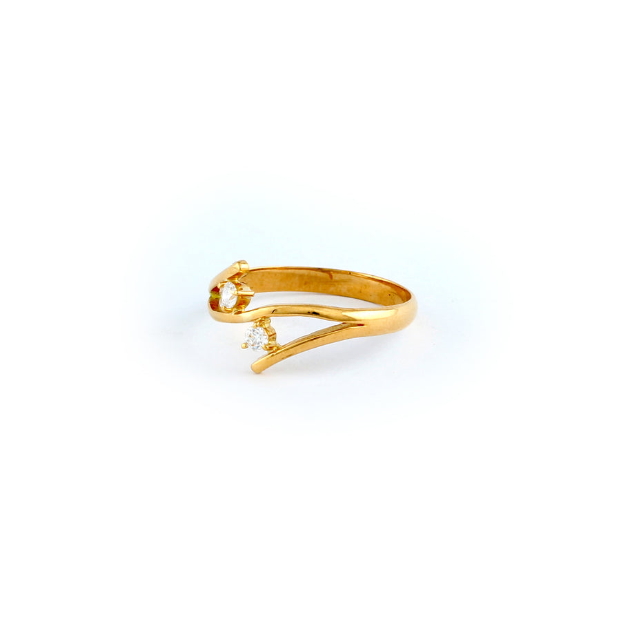 22KT YELLOW GOLD LADIES RING (RI0001802)