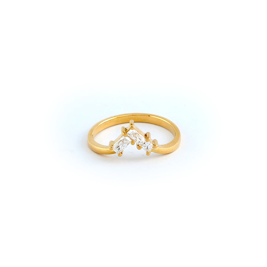 22KT YELLOW GOLD LADIES RING (RI0001804)