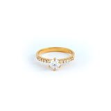 22KT YELLOW GOLD LADIES RING (RI0001805)