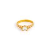22KT YELLOW GOLD LADIES RING (RI0001816)