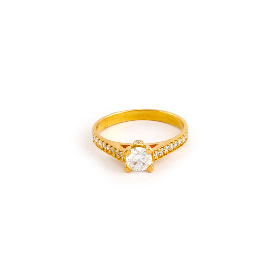 22KT YELLOW GOLD LADIES RING (RI0001816)