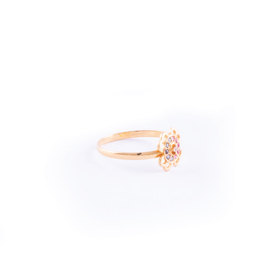 22KT YELLOW GOLD LADIES RING (RI0001828)