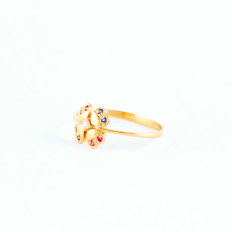 22KT YELLOW GOLD LADIES RING (RI0001831)