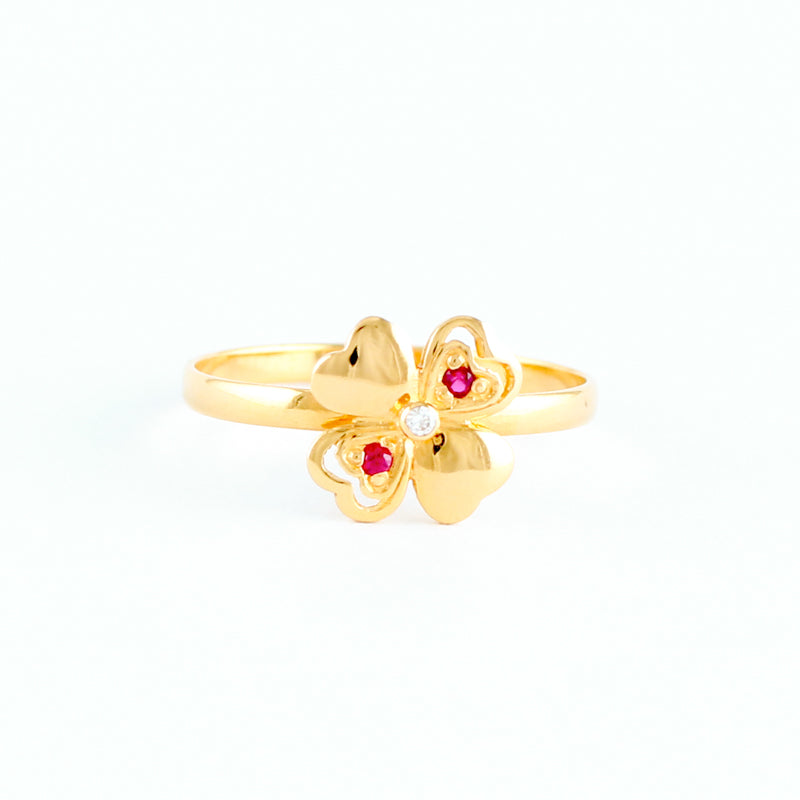 22KT YELLOW GOLD LADIES RING (RI0001833)