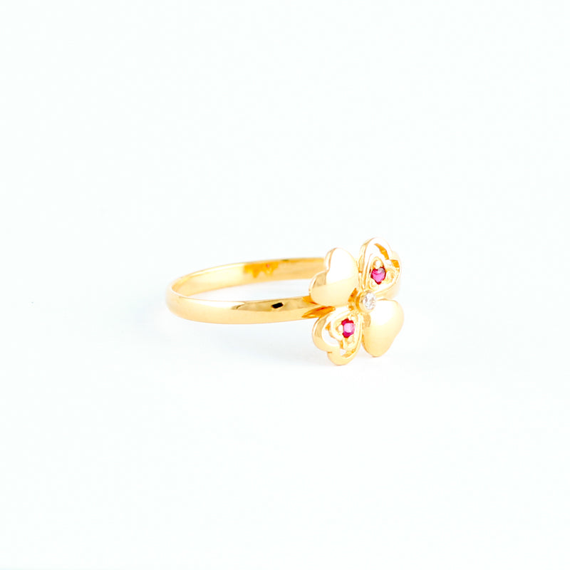 22KT YELLOW GOLD LADIES RING (RI0001833)