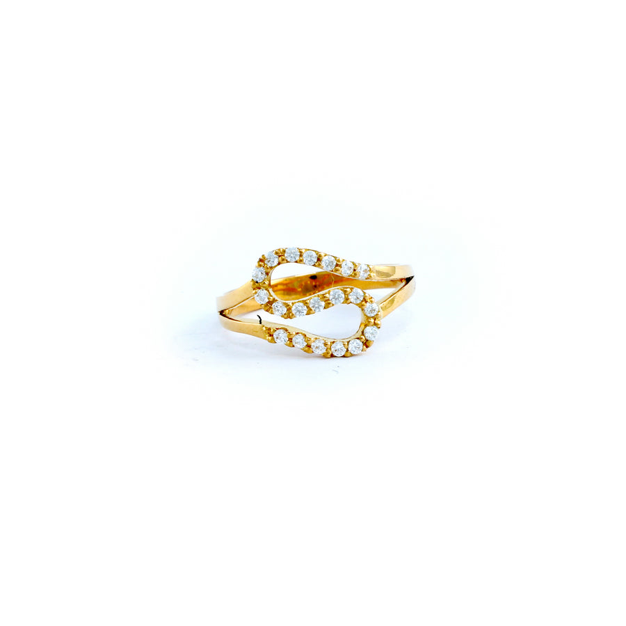 22KT YELLOW GOLD LADIES RING (RI0001875)