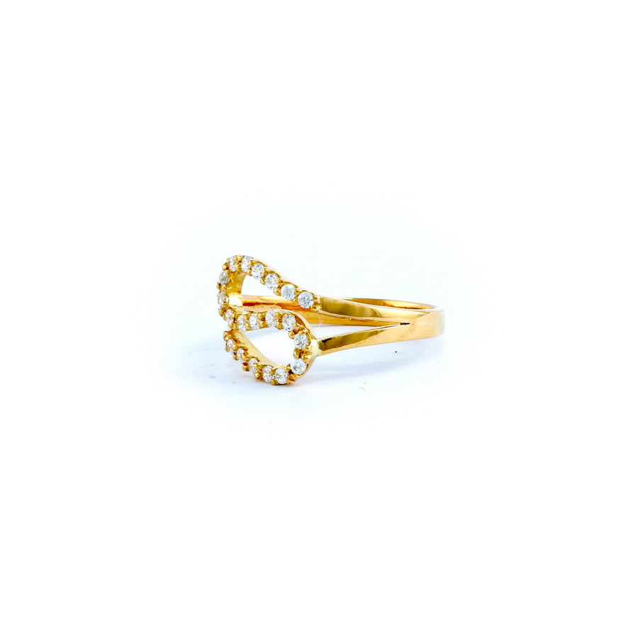 22KT YELLOW GOLD LADIES RING (RI0001875)
