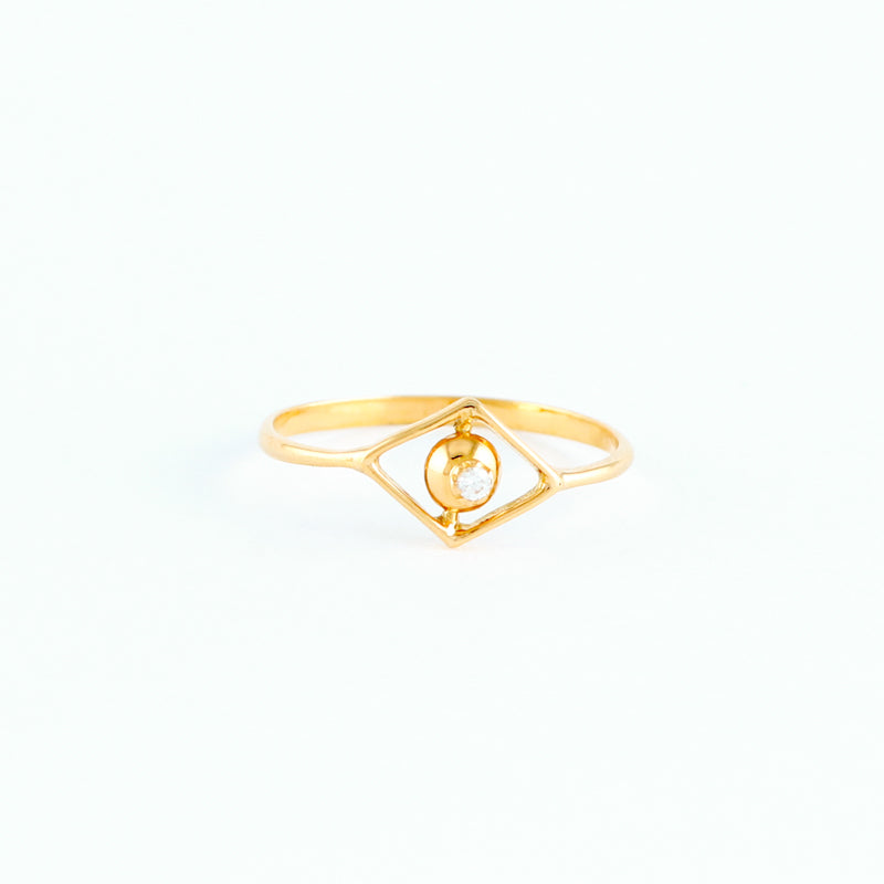 22KT YELLOW GOLD LADIES RING (RI0001876)