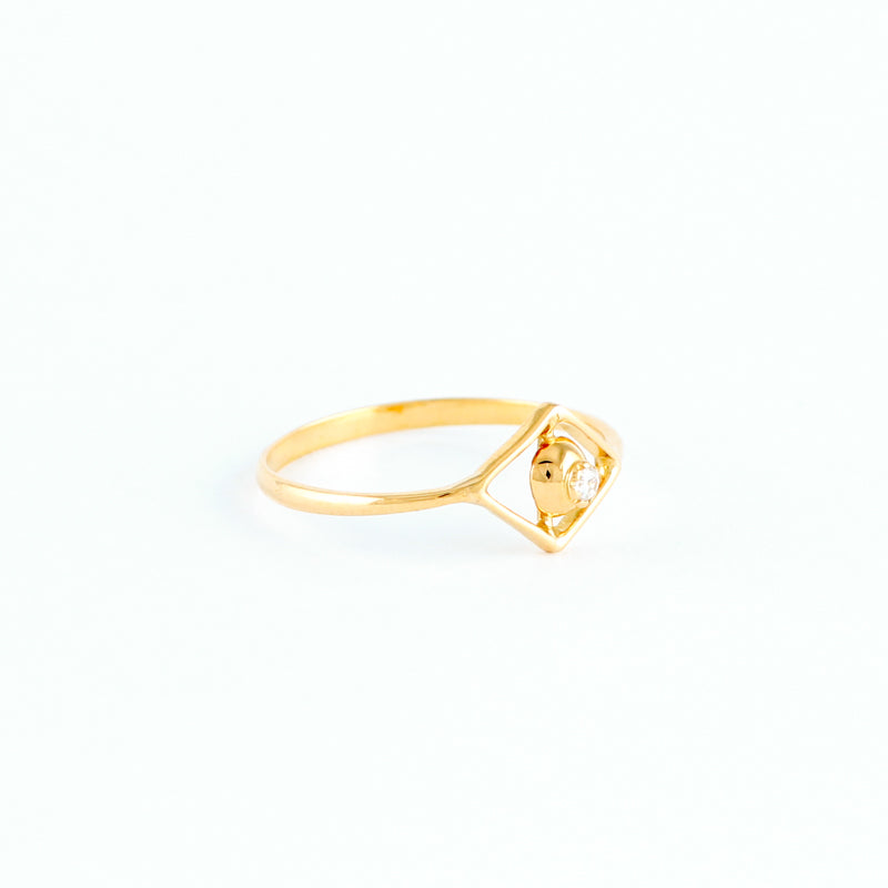 22KT YELLOW GOLD LADIES RING (RI0001876)