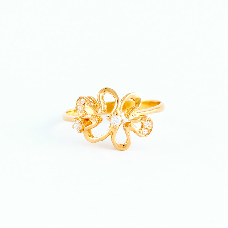 22KT YELLOW GOLD LADIES RING (RI0001931)