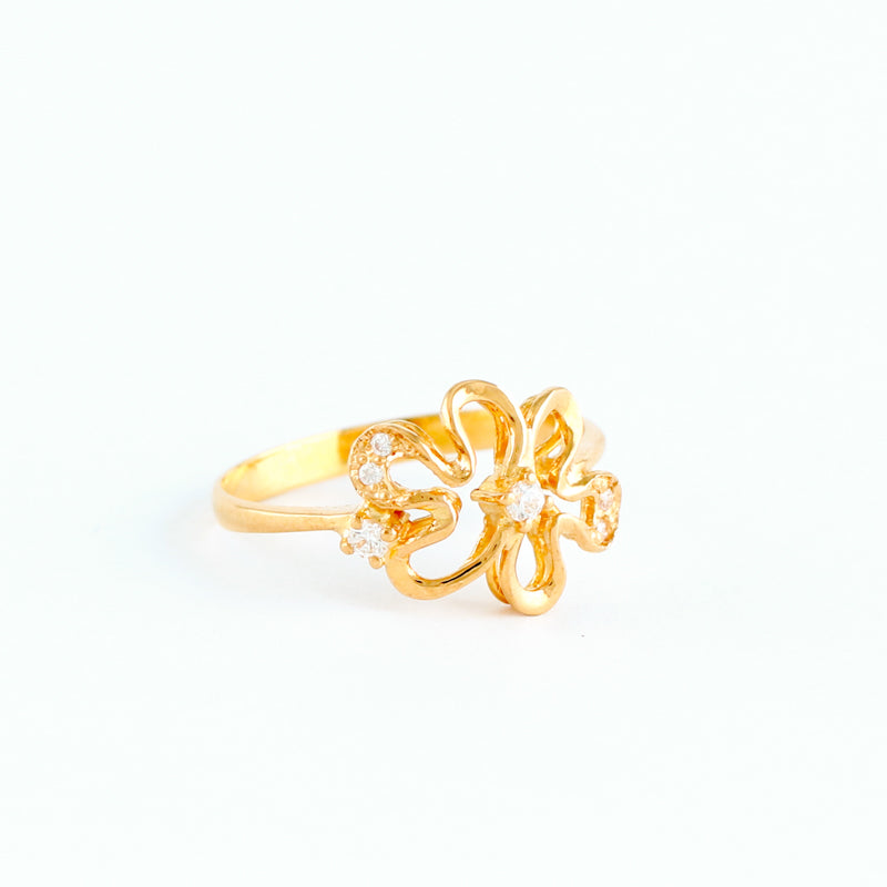 22KT YELLOW GOLD LADIES RING (RI0001931)