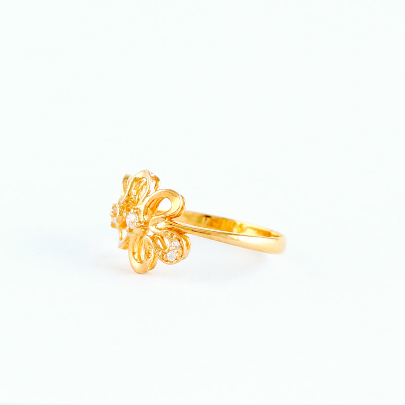 22KT YELLOW GOLD LADIES RING (RI0001931)
