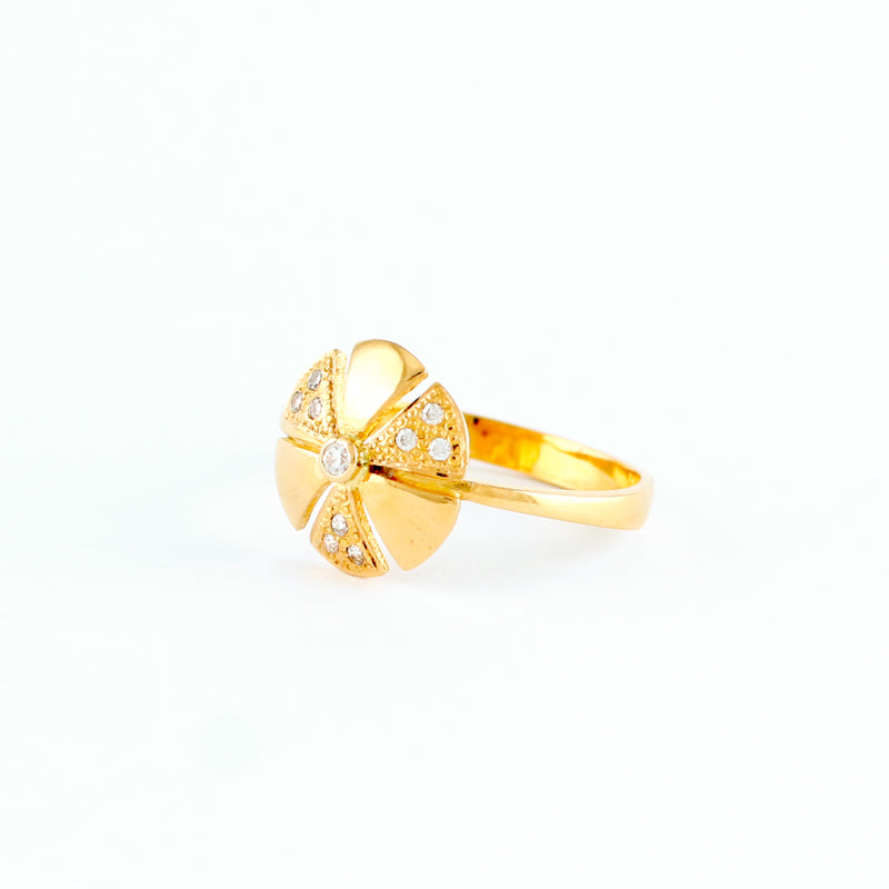 22KT YELLOW GOLD LADIES RING (RI0001933)