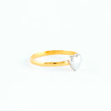 22KT-18KT WHITE & YELLOW GOLD LADIES RING (RI0001944)