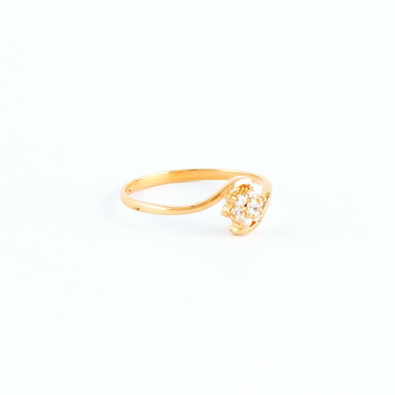 22KT YELLOW GOLD LADIES RING (RI0001947)