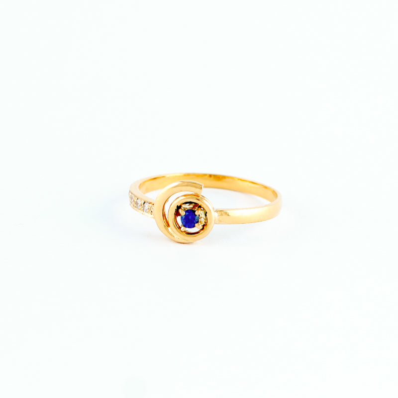 22KT YELLOW GOLD LADIES RING (RI0001949)