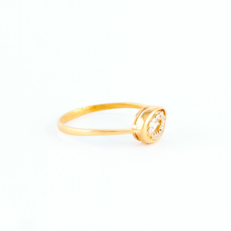 22KT YELLOW GOLD LADIES RING (RI0001956)