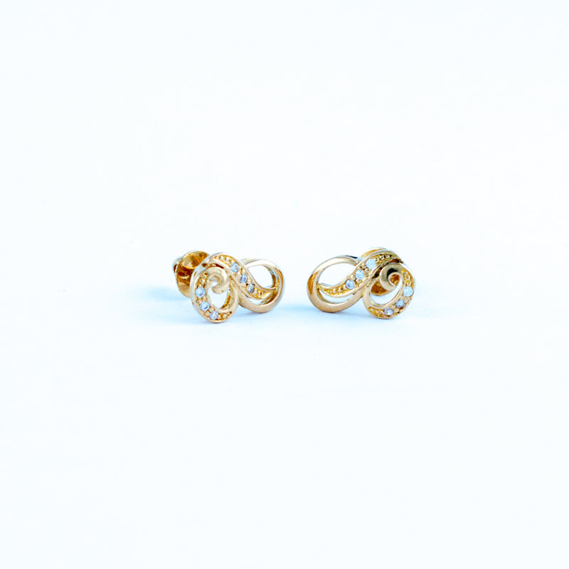 22KT YELLOW GOLD EAR STUD (ES0000437)