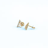 22KT YELLOW GOLD EAR STUD (ES0000457)