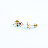 22KT YELLOW GOLD EAR STUD (ES0001377)