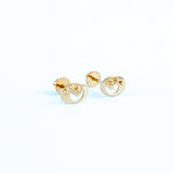 22KT YELLOW GOLD EAR STUD (ES0001391)