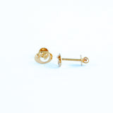 22KT YELLOW GOLD EAR STUD (ES0001391)